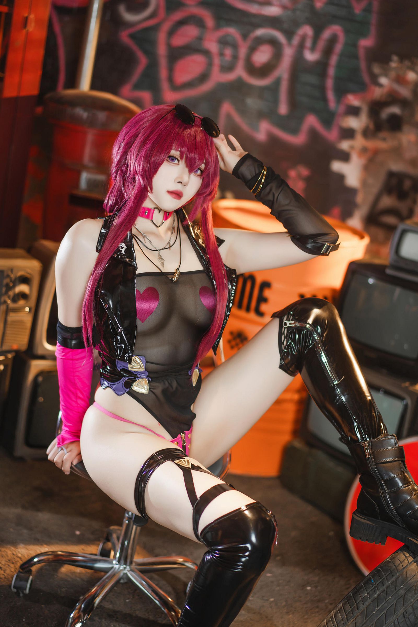 [Natsuko夏夏子] NO.086 崩坏·星穹铁道 卡芙卡 朋克同人-电鸽