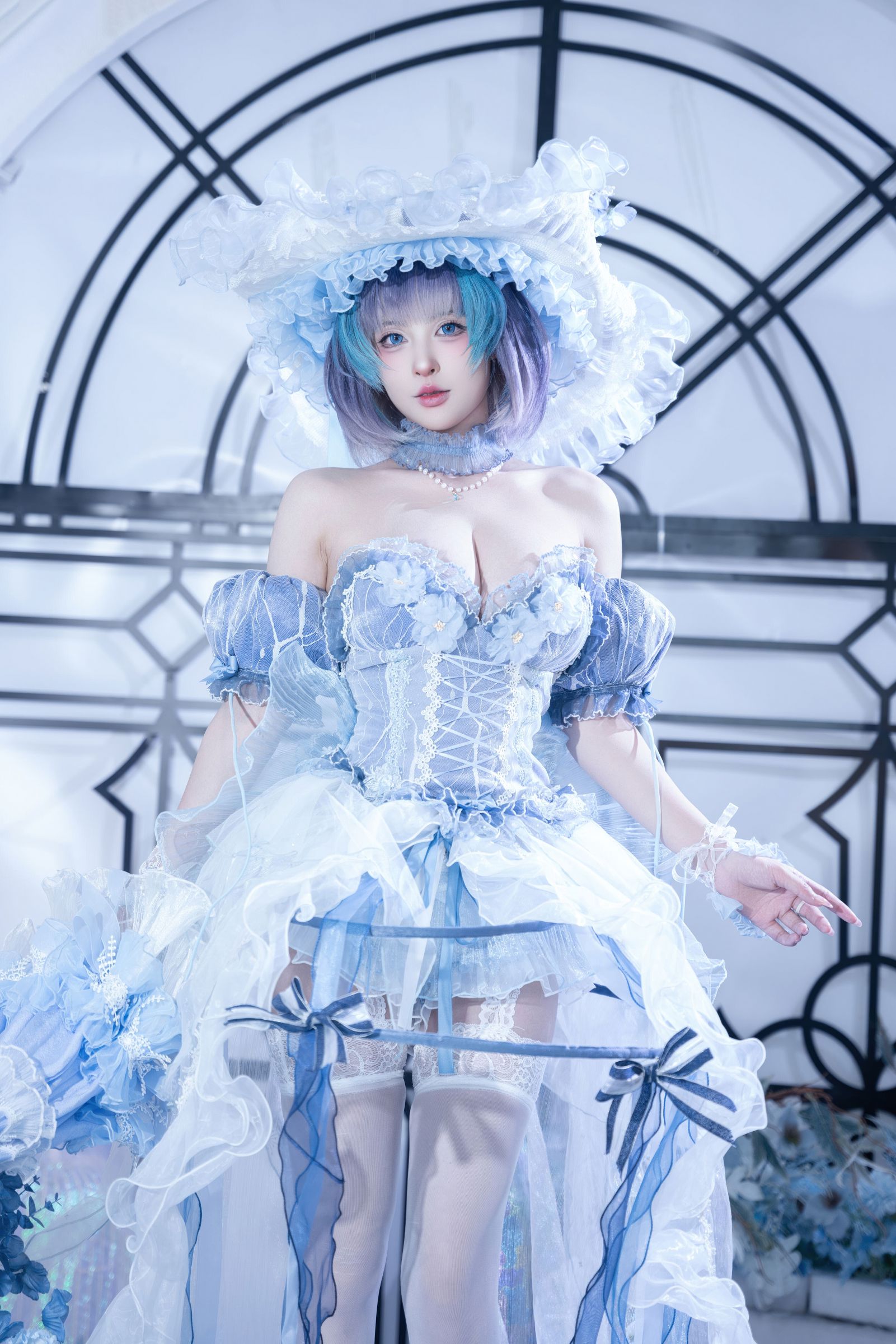 [清水由乃] NO.090 碧蓝航线 柴郡废稿礼服-电鸽