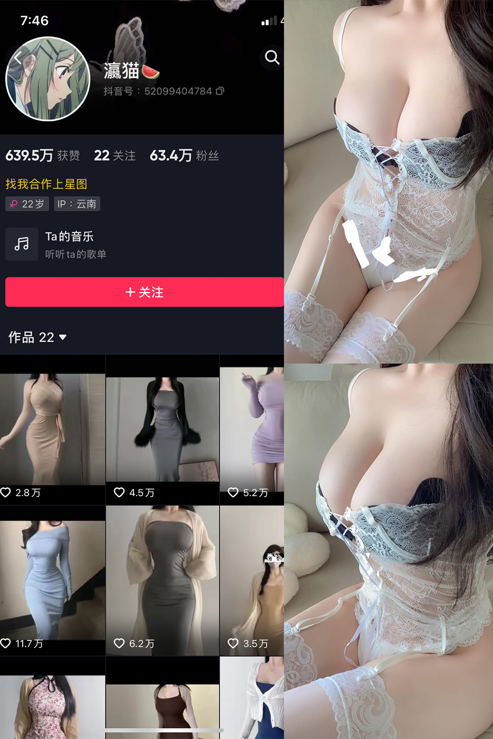 抖音 瀛猫 微密圈  NO.045期  11P1V 最新至 2024.4.14-付费阅读