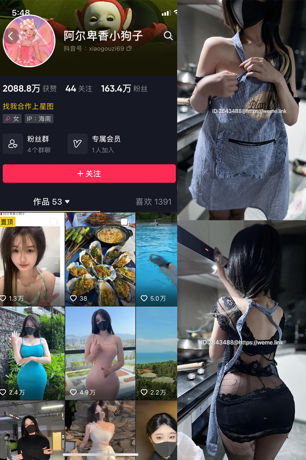 图片[1]-抖音 阿尔卑香小狗子 微密圈  NO.009期  37P 最新至 2023.6.16-慕色阁