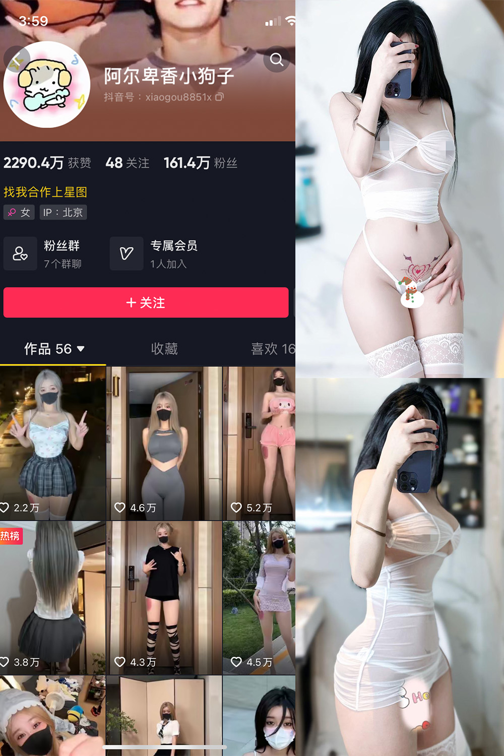 图片[1]-抖音 阿尔卑香小狗子 微密圈  NO.051期  33P 最新至 2024.7.1-慕色阁