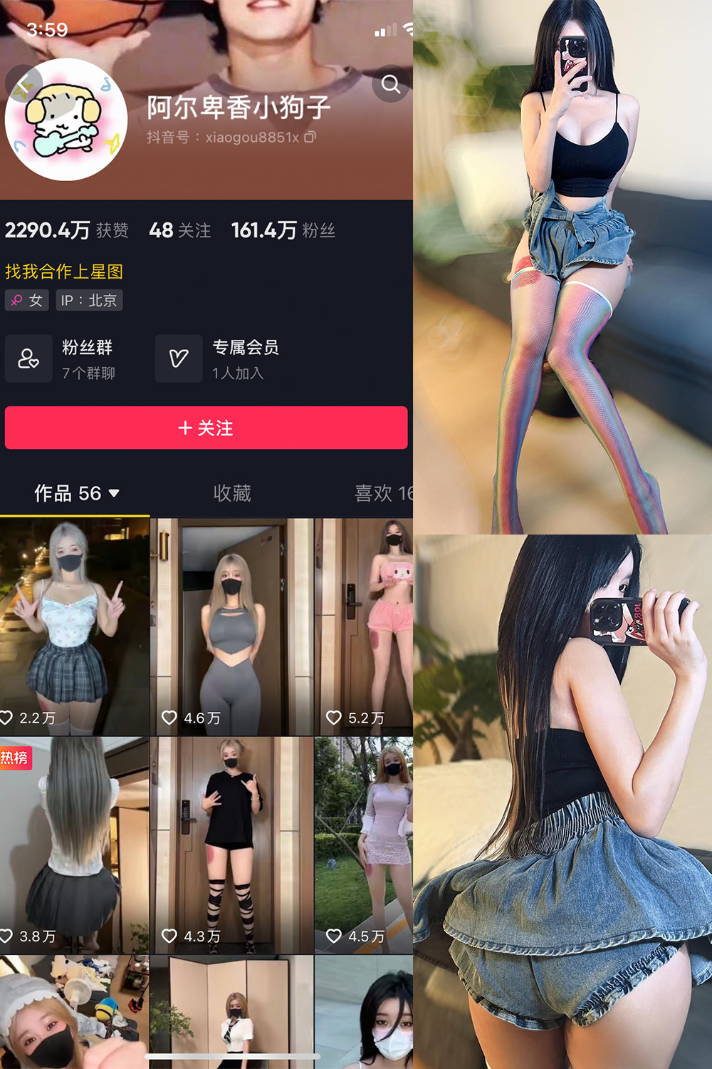 图片[1]-抖音 阿尔卑香小狗子 微密圈  NO.027期  7P 最新至 2023.9.29-慕色阁