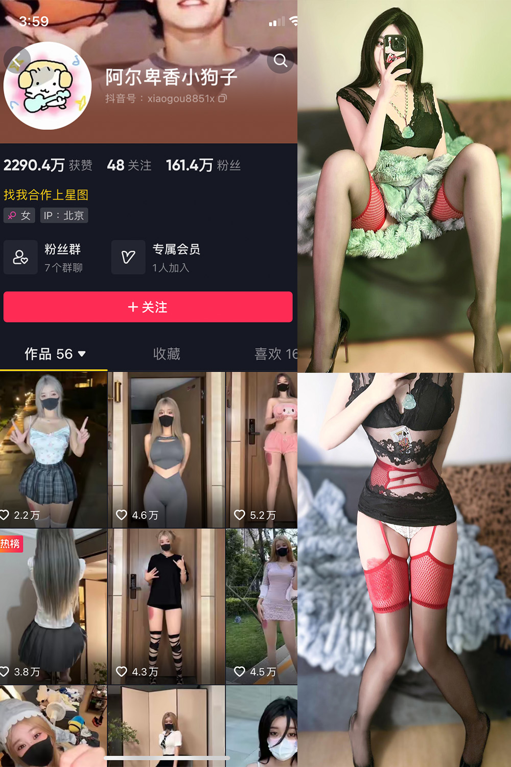 图片[1]-抖音 阿尔卑香小狗子 微密圈  NO.034期  26P 最新至 2023.10.23-慕色阁