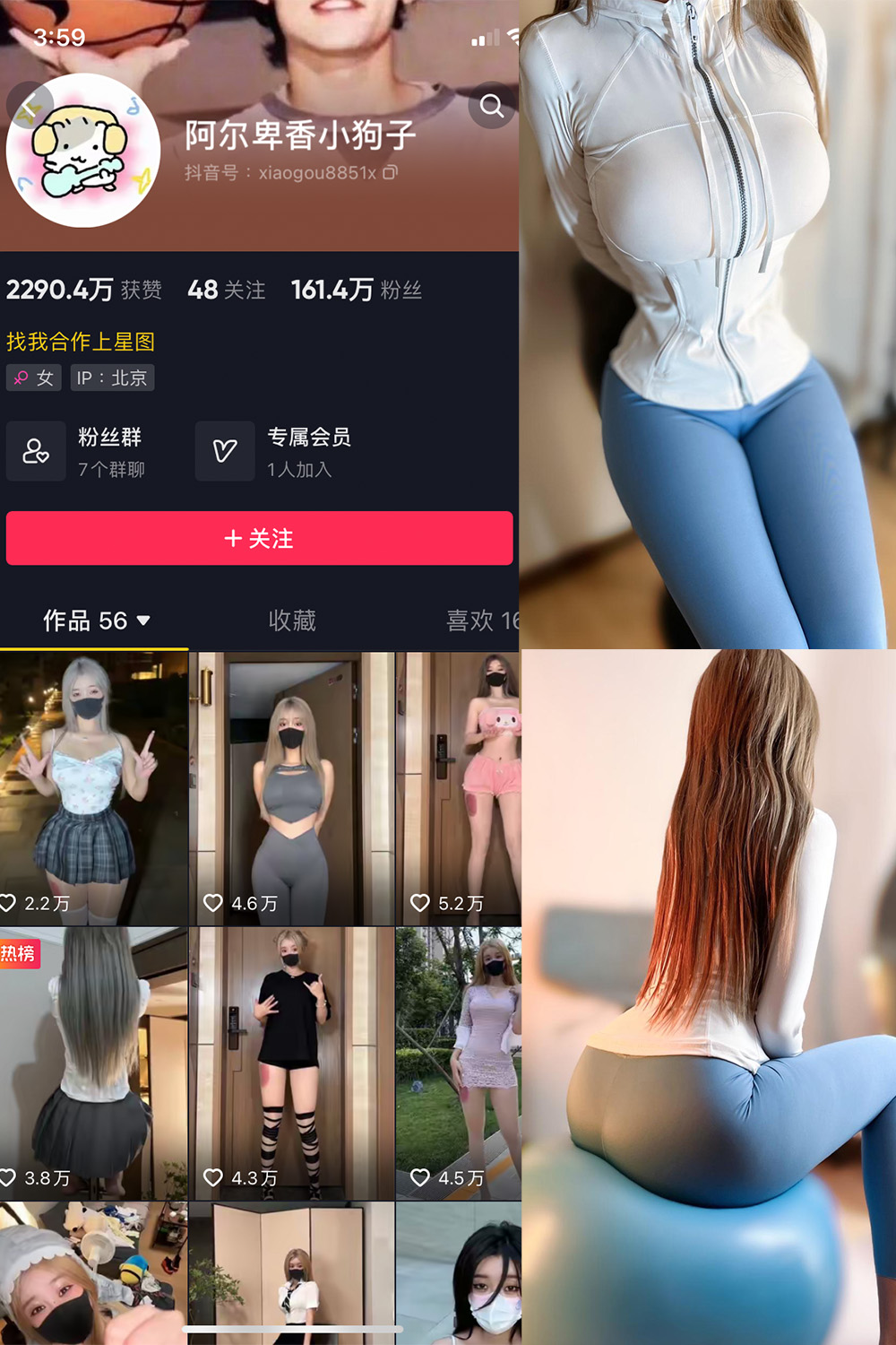 图片[1]-抖音 阿尔卑香小狗子 微密圈  NO.029期  30P 最新至 2023.10.2-慕色阁