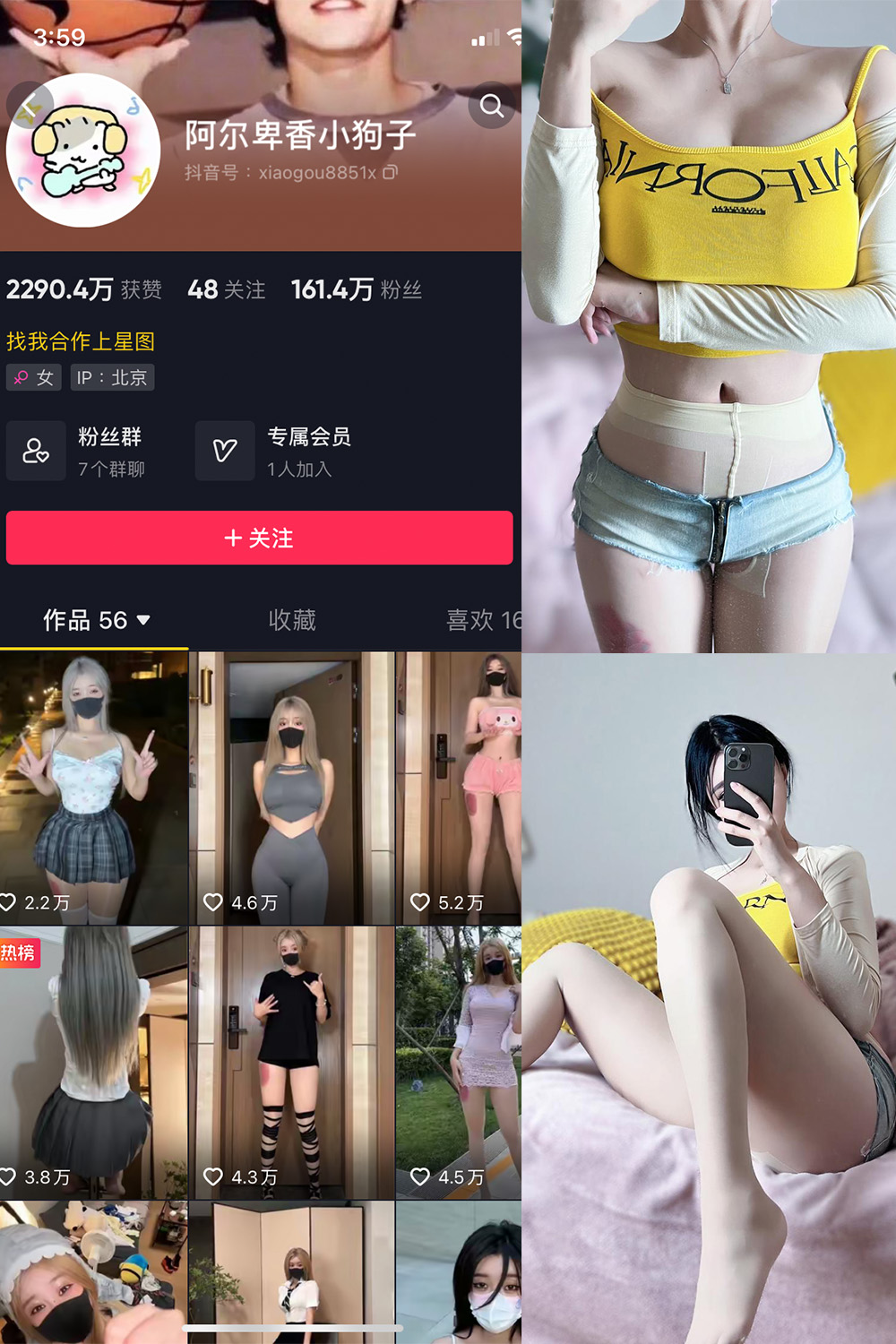 图片[1]-抖音 阿尔卑香小狗子 微密圈  NO.032期  22P-慕色阁