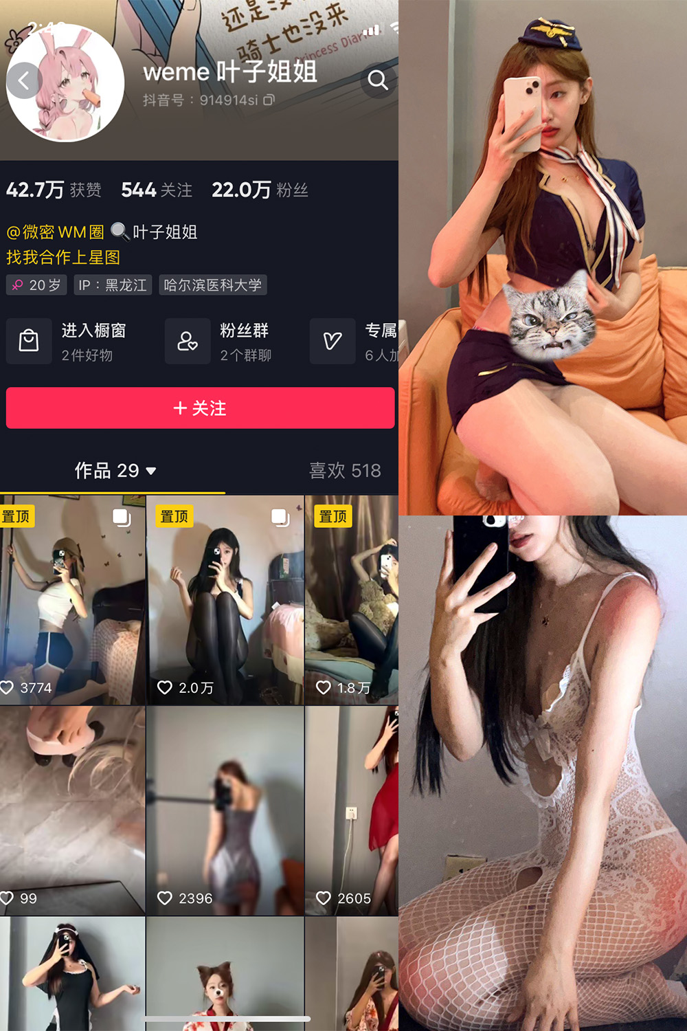 图片[1]-抖音 叶子姐姐 微密圈  NO.005期  19P9V-慕色阁