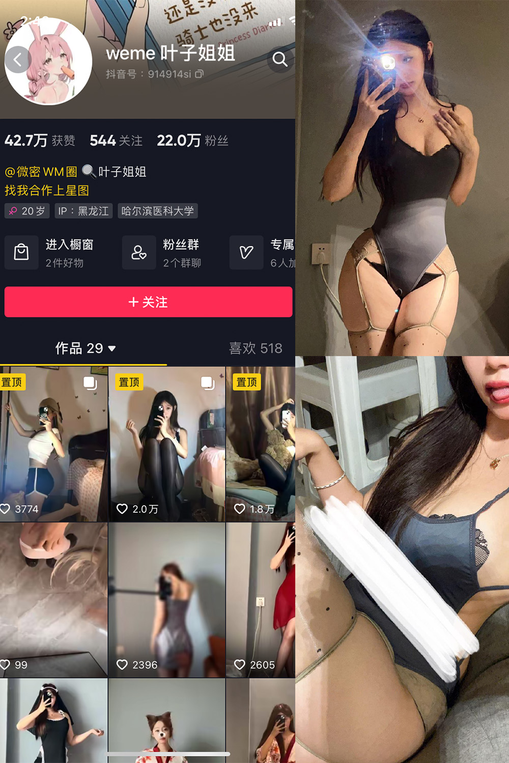 图片[1]-抖音 叶子姐姐 微密圈  NO.018期  11P4V 最新至 2023.6.28-慕色阁