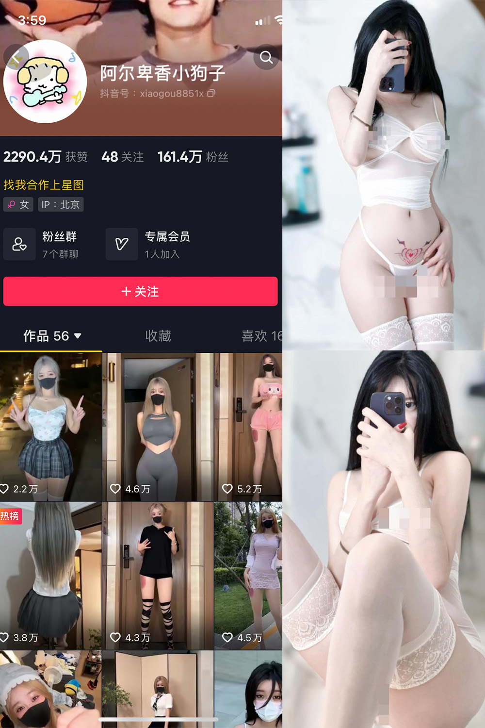 图片[1]-抖音 阿尔卑香小狗子 微密圈  NO.043期  18P1V 最新至 2024.1.26-慕色阁