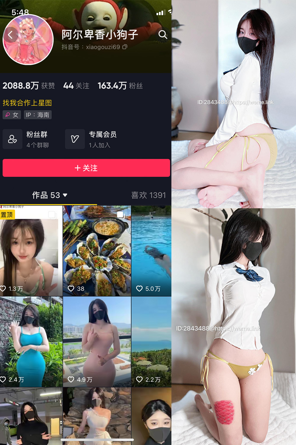 图片[1]-抖音 阿尔卑香小狗子 微密圈  NO.010期  39P 最新至 2023.7.5-慕色阁