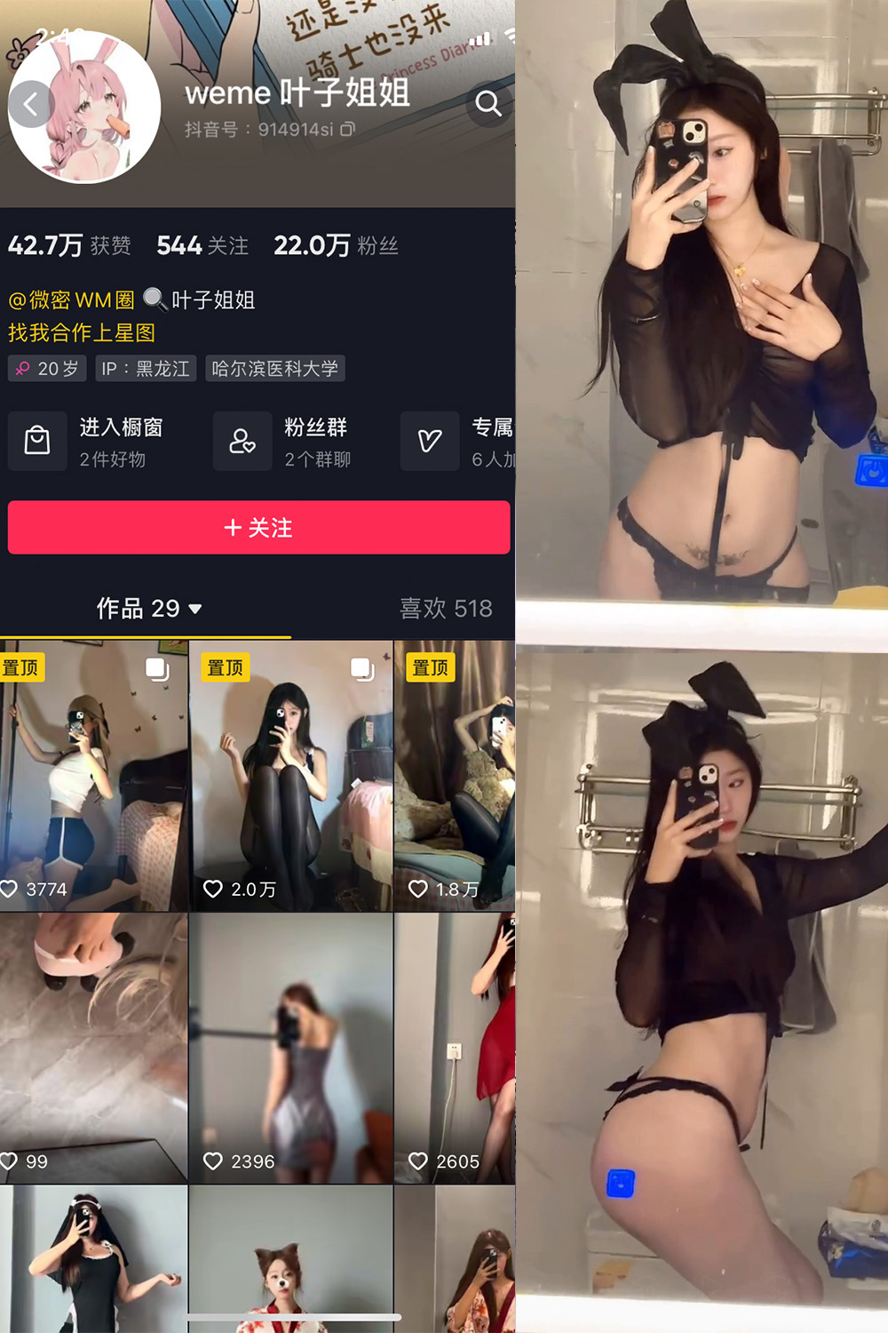 图片[1]-抖音 叶子姐姐 微密圈 NO.029期  17P9V 最新至 2024.9.2-慕色阁