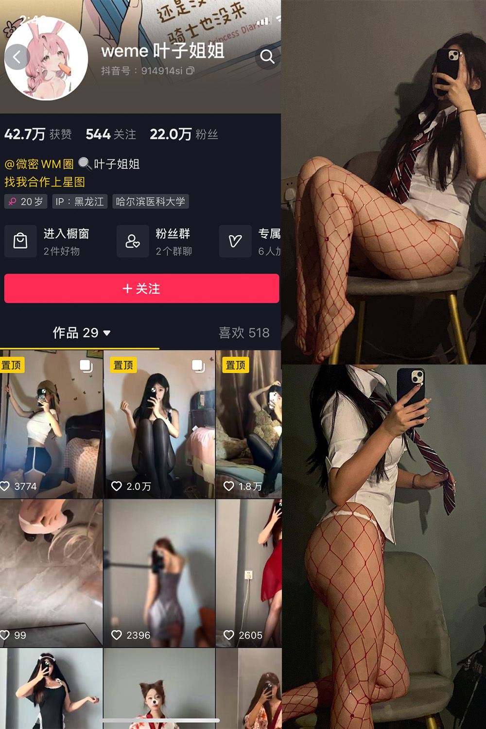 图片[1]-抖音 叶子姐姐 微密圈  NO.013期  9P2V 最新至 2023.5.28-慕色阁